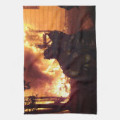 Structuur vuur theedoek (Verticaal)