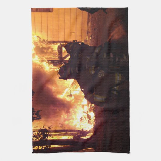 Structuur vuur theedoek (Verticaal)