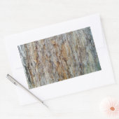 Structuurdetail van boomschors rechthoekige sticker (Envelop)