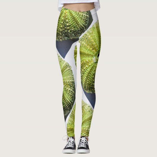 Structuureffecten zee Ocean Shell Leggings (Voorkant)