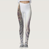 Structuureffecten zee Ocean Shell Leggings (Voorkant)