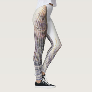 Structuureffecten zee Ocean Shell Leggings