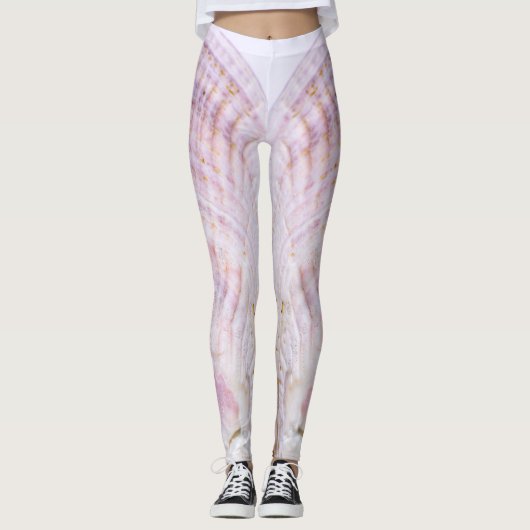 Structuureffecten zee Ocean Shell Leggings (Voorkant)