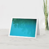 Structuurreflectie in poolachtergrond kaart (Voorkant)