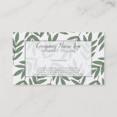 Structuurvertakpatroon Visitekaartje (Achterkant)