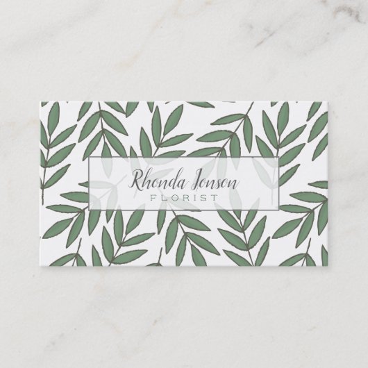 Structuurvertakpatroon Visitekaartje (Voorkant)