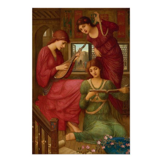 Strudwick Golden days CC0567 Perfect Poster (Voorkant)
