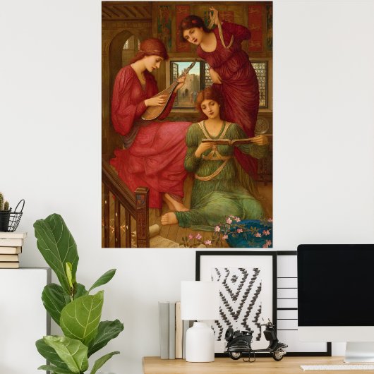 Strudwick in de gouden dagen CC0566 Poster (Thuiskantoor)