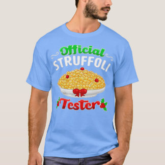 Struffoli Tester Italiaans Pride Funny Kerstmis T-shirt