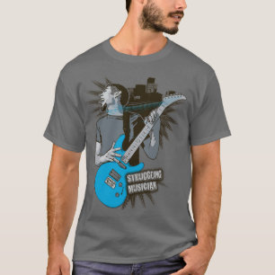 Struggende muzikant t-shirt