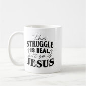 Struggle And Jesus For Christian God Lover Funny Koffiemok (Links)