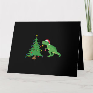 Struggle is echt Dinosaur kerstboomster Kaart