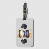 Struggle is Real Bagagelabel (Voorkant (verticaal))