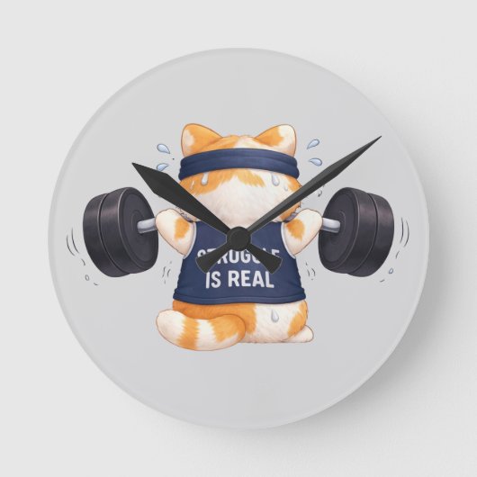 Struggle is Real Ronde Klok (Voorkant)