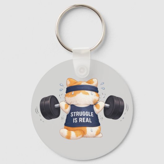 Struggle is Real Sleutelhanger (Voorkant)