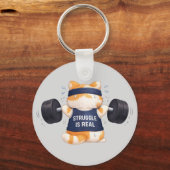 Struggle is Real Sleutelhanger (Voorkant)