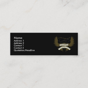 Struggle ontwerpprofielkaart mini visitekaartje