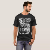 Struggle & Progress Life of Frederick Douglass Bla T-shirt (Voorkant volledig)