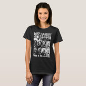 Struggle & Progress Life of Frederick Douglass Bla T-shirt (Voorkant volledig)