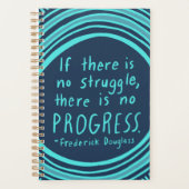 STRUGGLE VOORUITGANG - Inspirerend prijsopgave voo Planner (Voorkant)