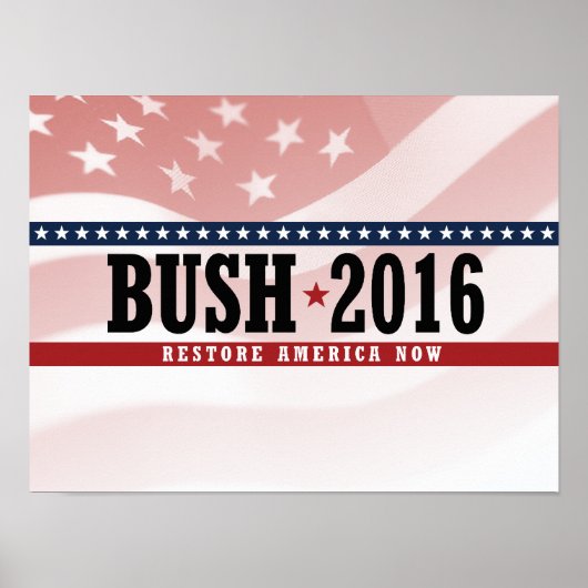STRUIK 2016 RESTORE AMERICA -.png Poster (Voorkant)