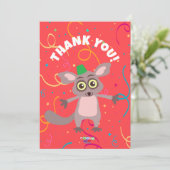 Struik Baby bedankkaarten (horizontaal) Bedankkaart (Staand voorkant)