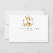 Struik Baby Kangaroo Baby shower Advies Kaarten (Voorkant)