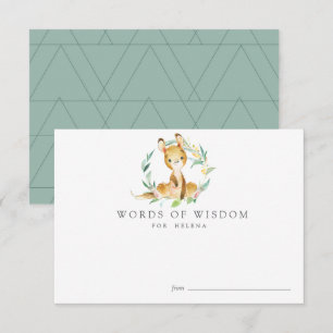 Struik Baby Kangaroo Baby shower Advies Kaarten