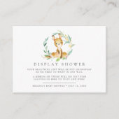 Struik Baby Kangaroo Baby shower Cadeauweergave Informatiekaartje (Voorkant)