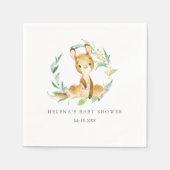 Struik Baby Kangoeroe Baby shower servetten (Voorkant)