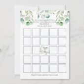 Struik Baby Koala Baby shower Bingo Game Kaart (Voorkant)