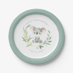 Struik Baby Koala Baby shower Papier Bord
