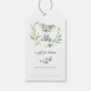 Struik Baby Koala Display Shower Labels Cadeaulabel