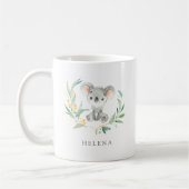 Struik Baby Koala gepersonaliseerd Koffiemok (Links)