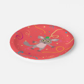 Struik Baby Papier Borden Papieren Bordje (Gekanteld)