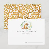 Struik Baby Platypus Baby shower advies Kaarten (Voorkant / Achterkant)