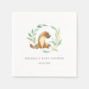 Struik Baby Platypus Baby shower servetten