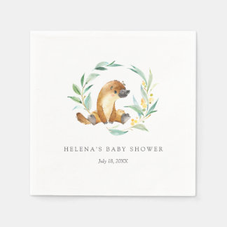 Struik Baby Platypus Baby shower servetten