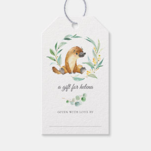 Struik Baby Platypus Display Shower Labels Cadeaulabel