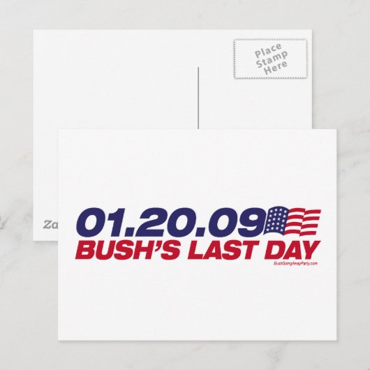 Struik Briefkaart op de laatste dag (Voorkant / Achterkant)