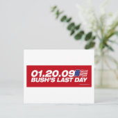 Struik Briefkaart op de laatste dag (Staand voorkant)