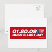 Struik Briefkaart op de laatste dag (Voorkant / Achterkant)