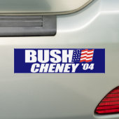 Struik Cheney 2004 Bumpersticker (Op auto)