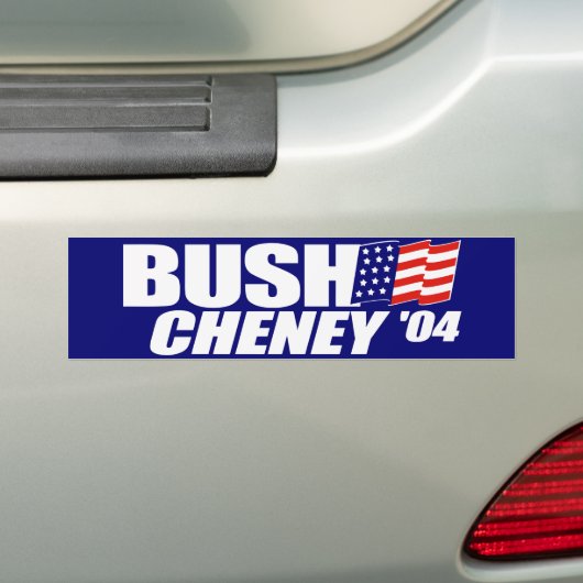 Struik Cheney 2004 Bumpersticker (Op auto)