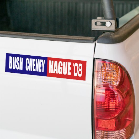 STRUIK CHENEY / HAGUE 08 BUMPERSTICKER (Op Truck)