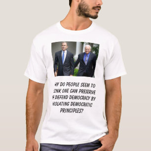 struik-cheney, waarom denken mensen dat je... t-shirt