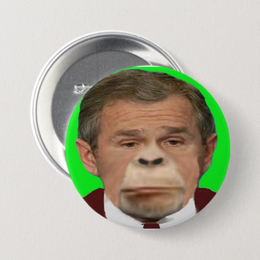 Struik Chimp Button (Voorkant /achterkant)