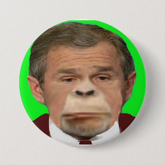 Struik Chimp Button (Voorkant)