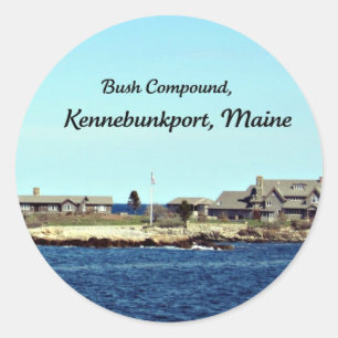 Struik Compound, Kennebunkport, Maine Ronde Sticker