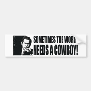 Struik Cowboy Bumpersticker